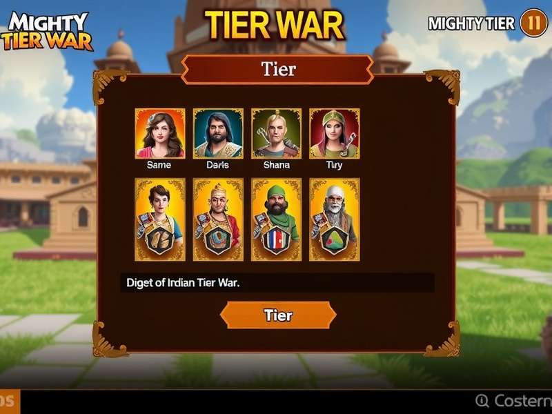 Mighty Tier War Gameplay Screenshot